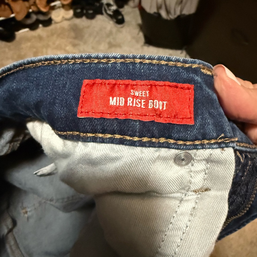 Lucky Brand Women's Indigo Wide Leg Jeans - Picture 3 of 5